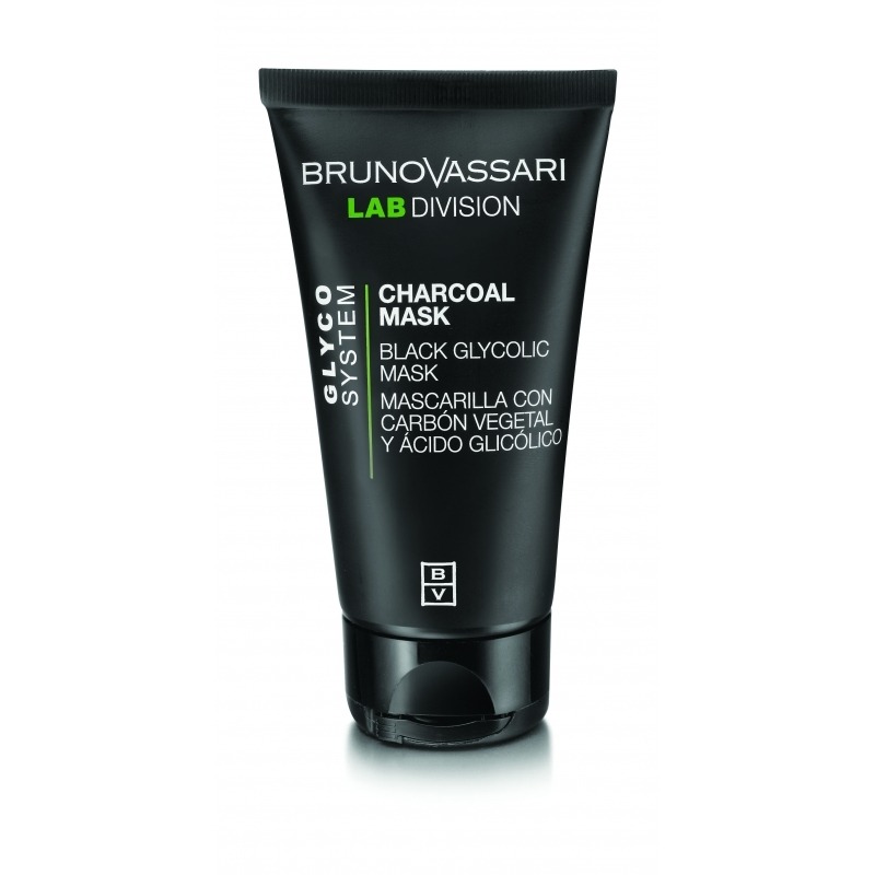 Masca cu carbune activ si acid glicolic 65g - Charcoal Mask - Bruno Vassari